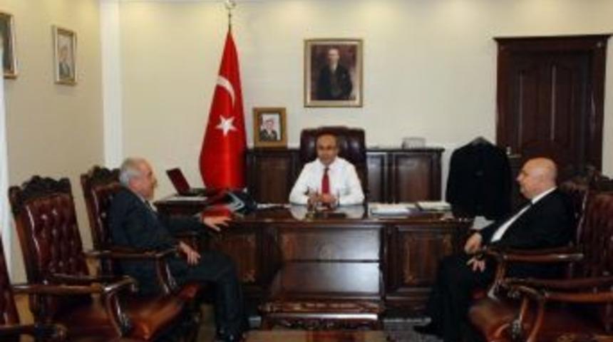 Atam Başkanı Prof.dr. M.ali Beyhan&rsquo;dan Vali Mahmut Demirtaş&rsquo;a Ziyaret