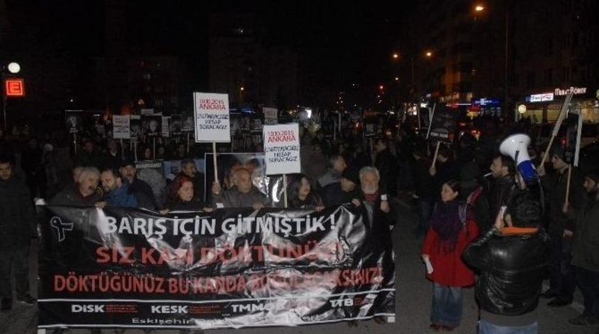 Eskişehir&rsquo;de 10 Ekim Anması