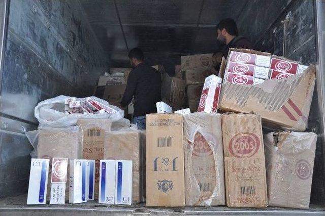 Nevşehir’de 74 Bin Paket Kaçak Sigara İmha Edildi