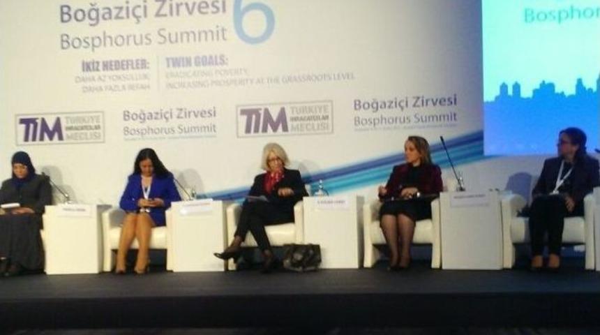 T&uuml;rkiye İş D&uuml;nyasının Başkanı Nezaket Emine Atasoy Boğazi&ccedil;i Zirvesine Katıldı