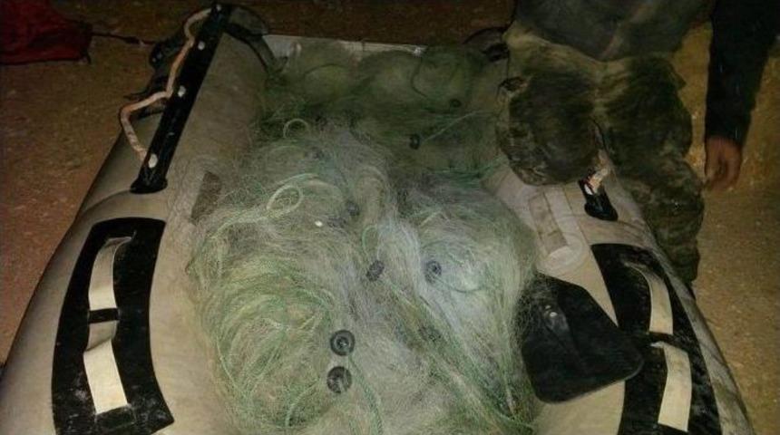 Altınapa Baraj G&ouml;l&uuml;&rsquo;nde Yasak Ağ Operasyonu