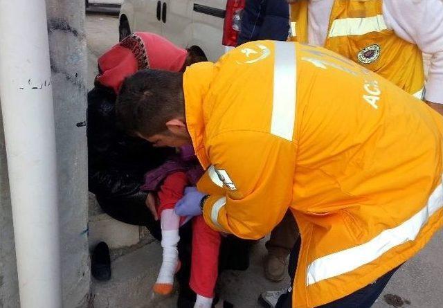 Ayağı Bisiklet Tekerine Sıkışan Suriyeli Kızın Feryadı 3