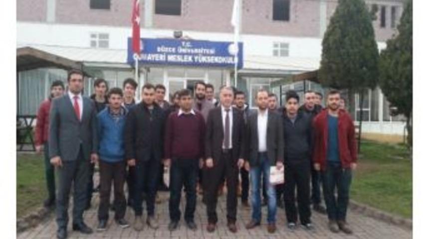 Kosgeb M&uuml;d&uuml;r&uuml; Cumayeri Myo &Ouml;ğrencileriyle Buluştu