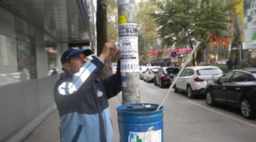 İzinsiz Asılan Afişe 500 Tl&rsquo;lik Ceza Verildi