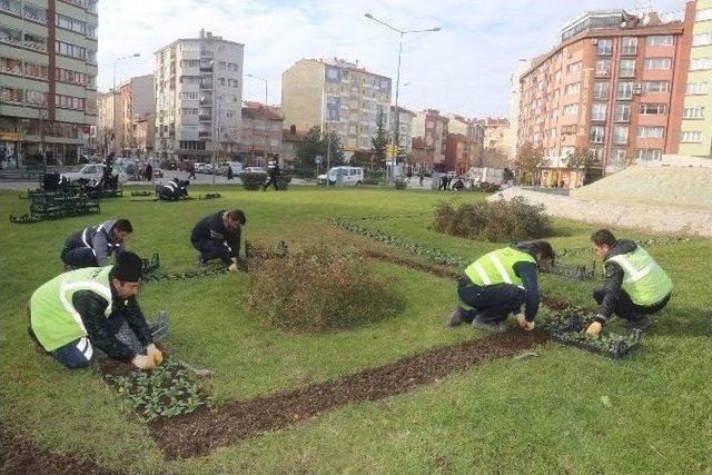 Büyükşehir Belediyesi Ekiplerinin Peyzaj Düzenlemeleri