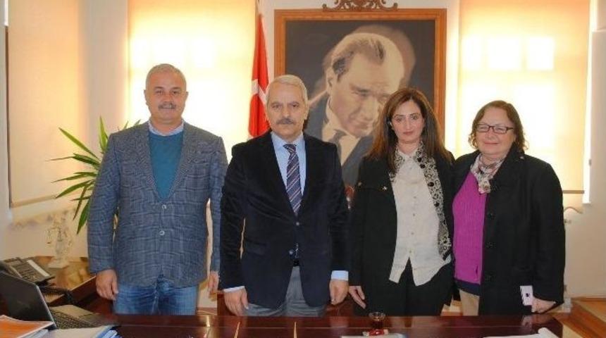 İnsan Hakları Komisyonu&rsquo;ndan Kaymakam Aksoy&rsquo;a Ziyaret