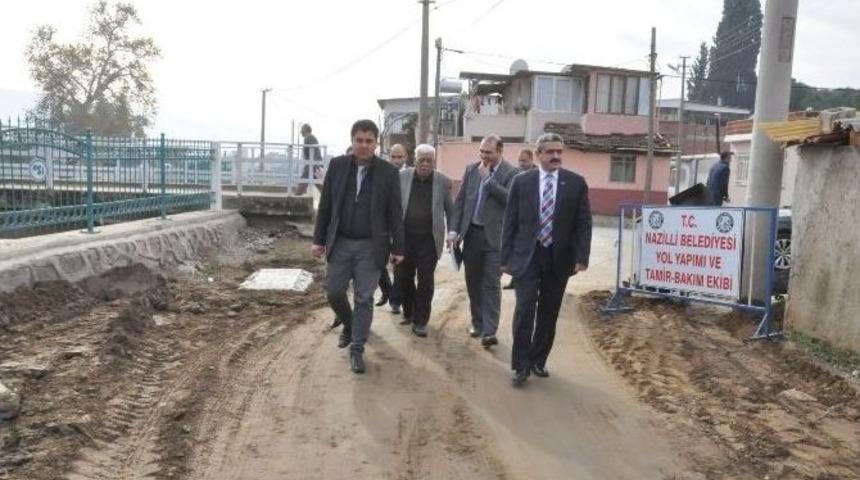 Başkan Alıcık, Pınarbaşı Mahallesinde İncelemelerde Bulundu