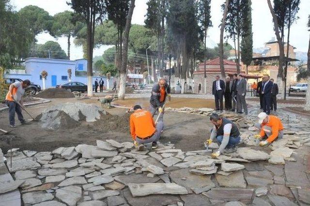 Başkan Alıcık, Pınarbaşı Mahallesinde İncelemelerde Bulundu