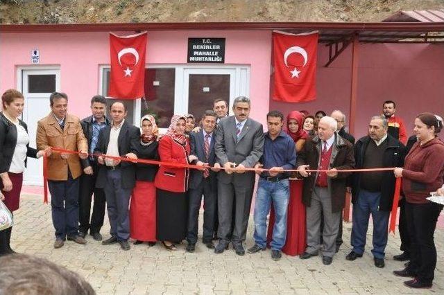 Bekirler Mahallesi’nde Muhtarlık Ve Sosyal Tesis Açılışı