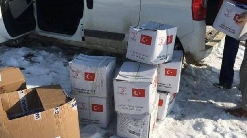 Kızılay&rsquo;dan 100 Aileye Yardım