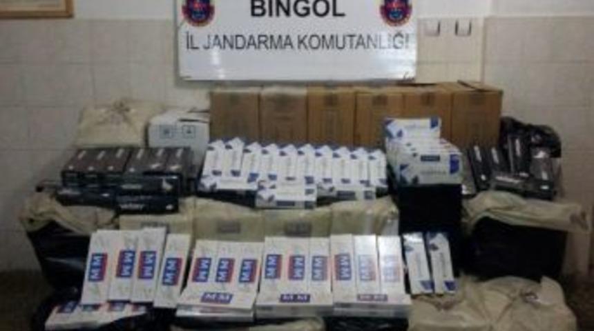 Bing&ouml;l&rsquo;de 21 Bin Paket Ka&ccedil;ak Sigara Ele Ge&ccedil;irildi