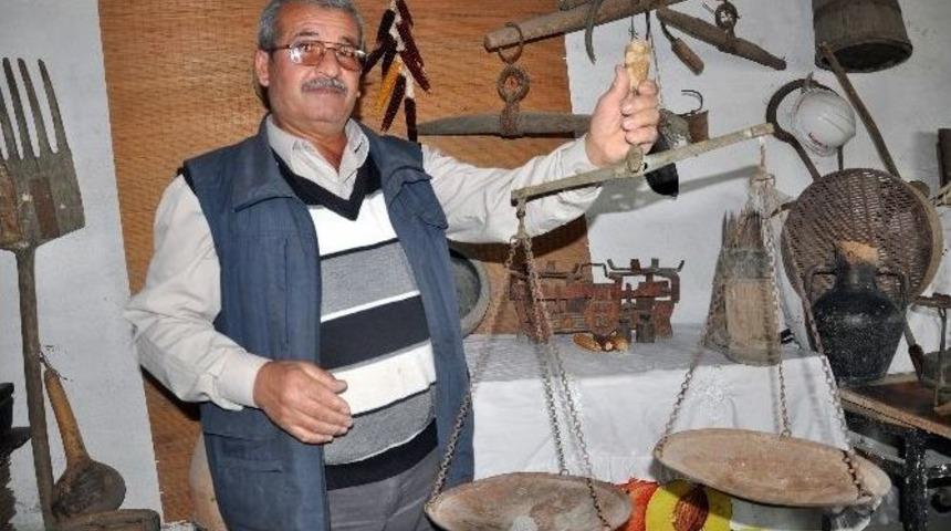 (&ouml;zel Haber) Kırk Yıldır Topladığı Antikalarla K&ouml;y Evini M&uuml;zeye &Ccedil;evirdi