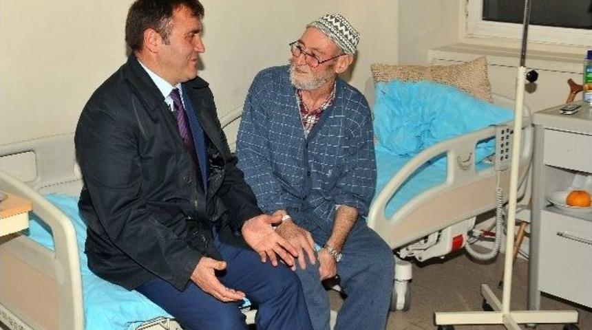 Başkan &Ccedil;imen&rsquo;den Hasta Ziyaretleri