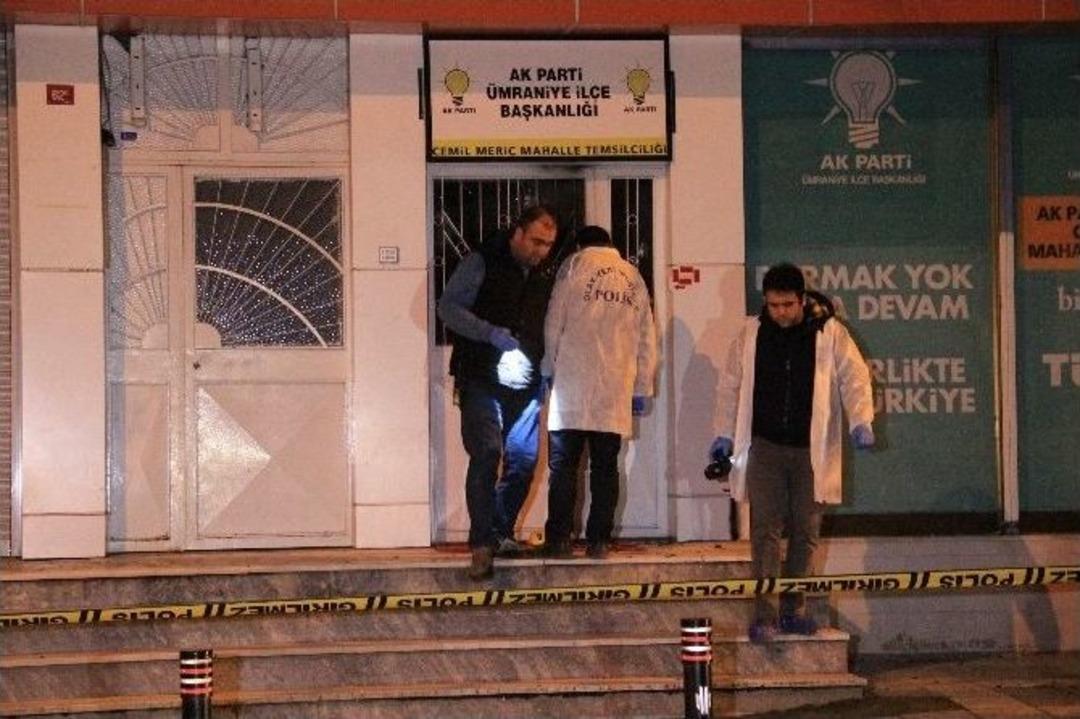 Ak Parti Mahalle Temsilciliğine Molotoflu Saldırı