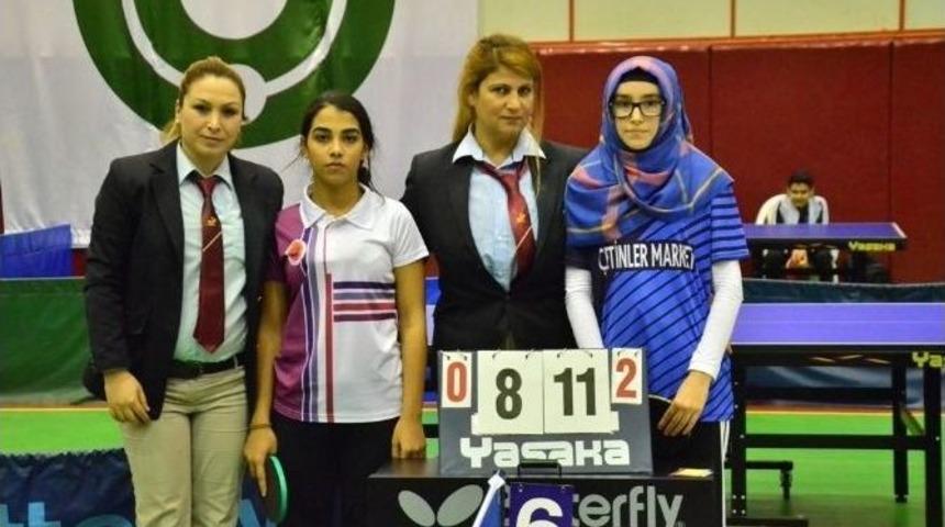 Adana&rsquo;da Okullararası Gen&ccedil;ler Masa Tenisi M&uuml;sabakaları