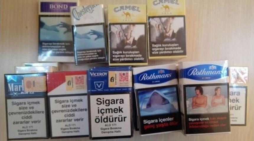 &Ccedil;aldığı Sigaraları Mahalleliye Dağıttı