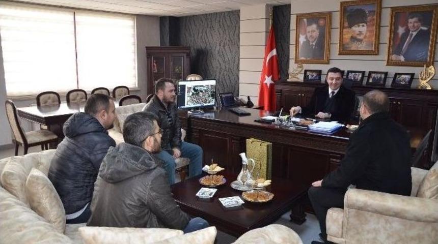 Kurtk&ouml;yl&uuml;ler Derneği Yeni Y&ouml;netimi Başkan Bakıcı&rsquo;yı Ziyaret Etti