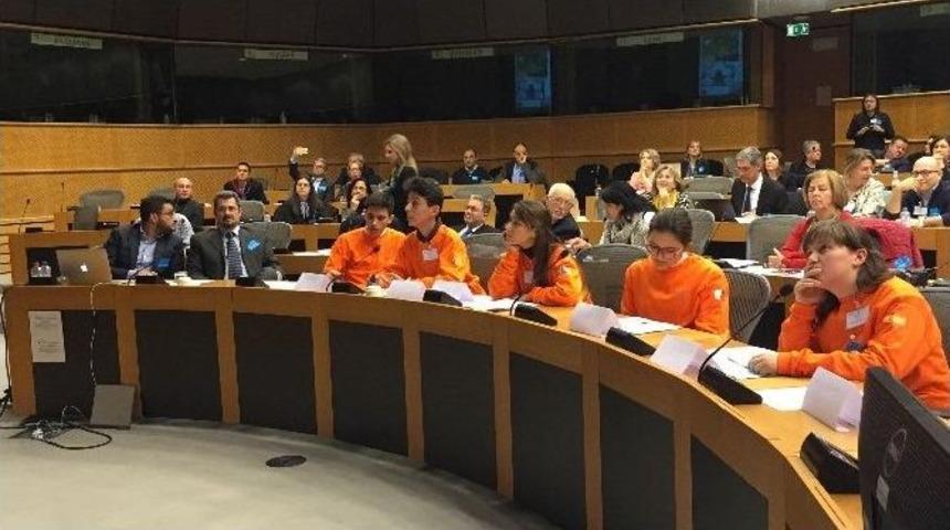 Odt&uuml; &Ouml;ğrencisi Ab Parlamentosu&rsquo;nda Konuşma Yaptı