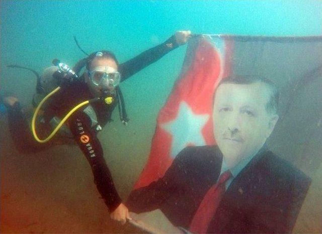 (özel Haber) Dalgıcın ‘erdoğan’ Sevdası