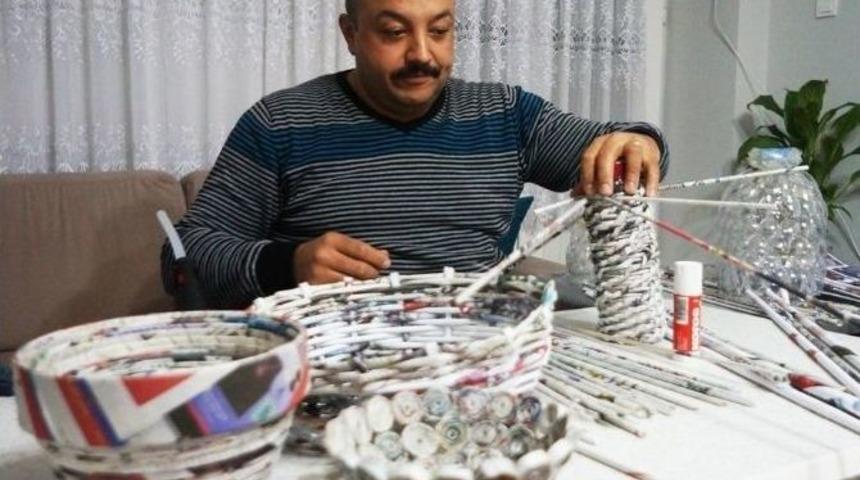 Atık Gazetelere Can Verdi Kahvehane Alışkanlığını Yendi