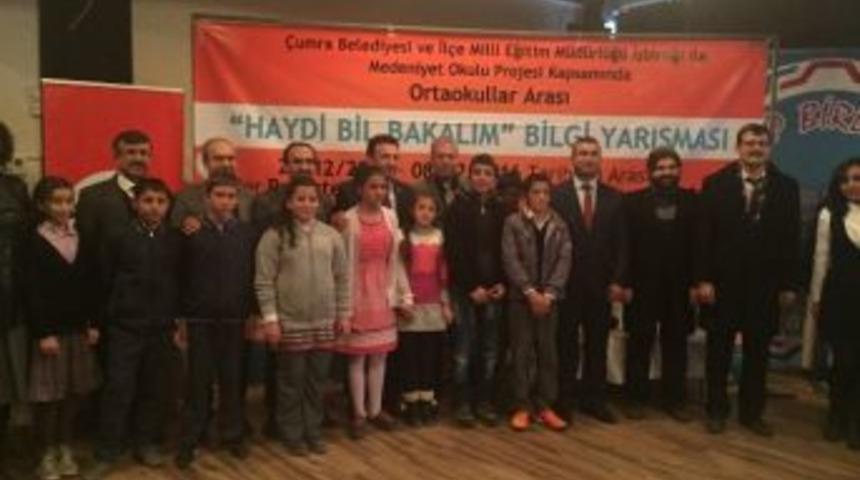 Çumra’da “haydi Bil Bakalım” Yarışması Başladı