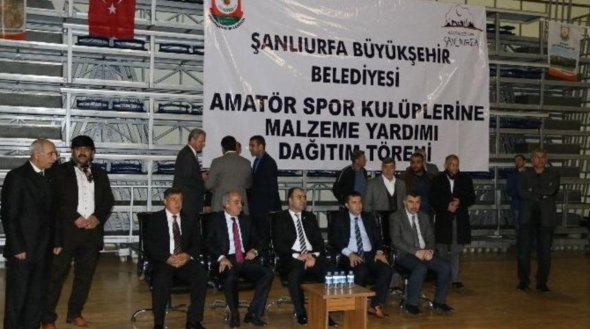 Şanlıurfa&rsquo;da Amat&ouml;r Takımlara Malzeme Desteği