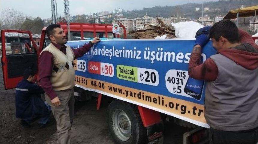 Bartın&rsquo;da 25 Aileye Kış Yardımı