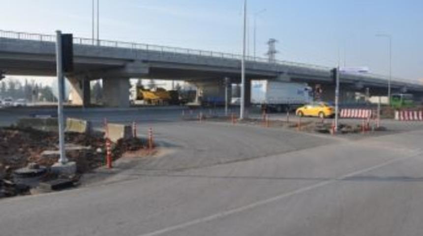 Goodyear Kavşağı&rsquo;nda Son &Ccedil;alışmalar Yapılıyor