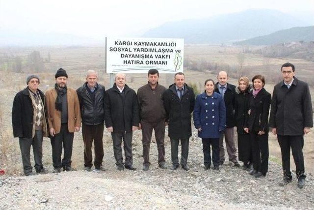 Kargı Sosyal Yardımlaşma Vakfı’ndan Hatıra Ormanı