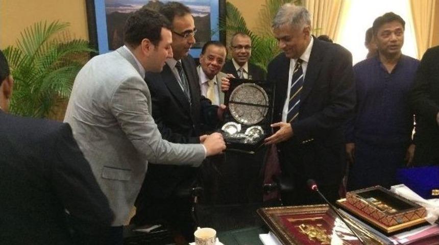 Gaziantep Heyeti, Sri Lanka Başbakanı İle G&ouml;r&uuml;şt&uuml;