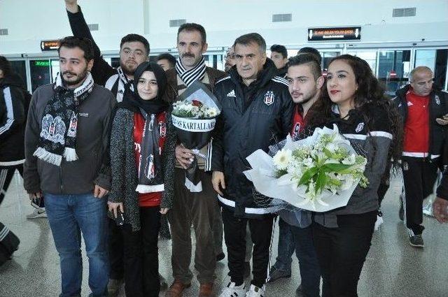 Beşiktaş, Kafilesi Sivas’a Geldi