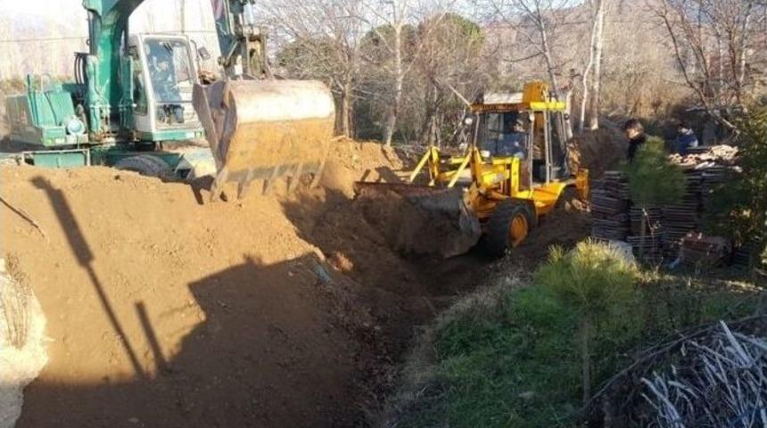 Sarıcakaya’da Kurcin Çayı’nın Köprü Ağzı Genişletiliyor