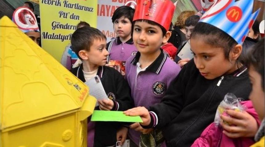 Tebrik Kartları Ptt&rsquo;den, G&ouml;ndermesi Malatya Parktan