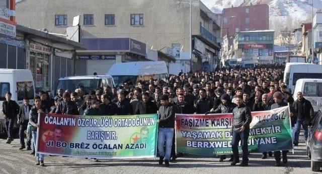 Başkale’de Sokağa Çıkma Yasağı Protestosu