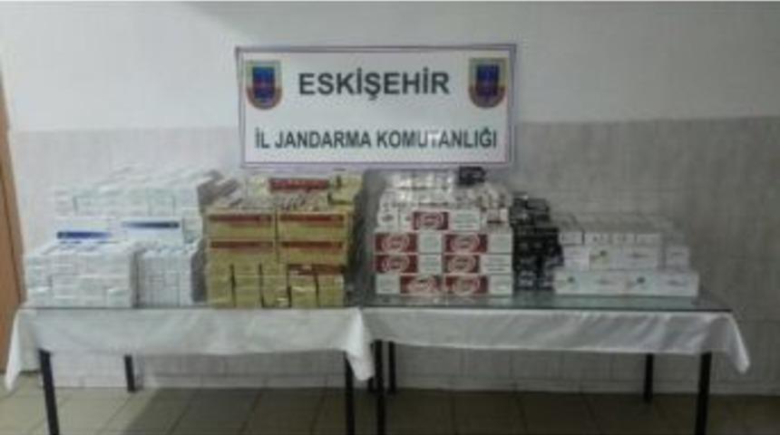 Eskişehir&rsquo;de Ka&ccedil;ak Sigara Operasyonu