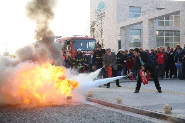 Nilüfer’de Gerçeğini Aratmayan Tatbikat