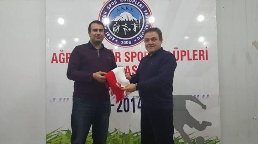 Ağrı Gshim M&uuml;d&uuml;r&uuml; Alp&rsquo;ten Ağrı Askf&rsquo;ye Ziyaret