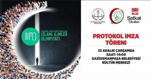 İstanbul İslami İlimler Olimpiyatı’nın Protokolü İmzalandı