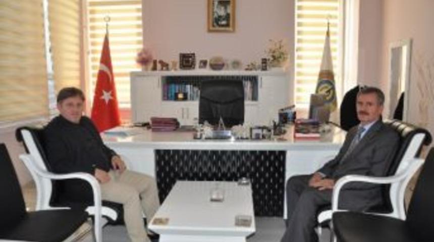 Tapu M&uuml;d&uuml;r&uuml; Ali Aydın&rsquo;dan Veda Ziyareti