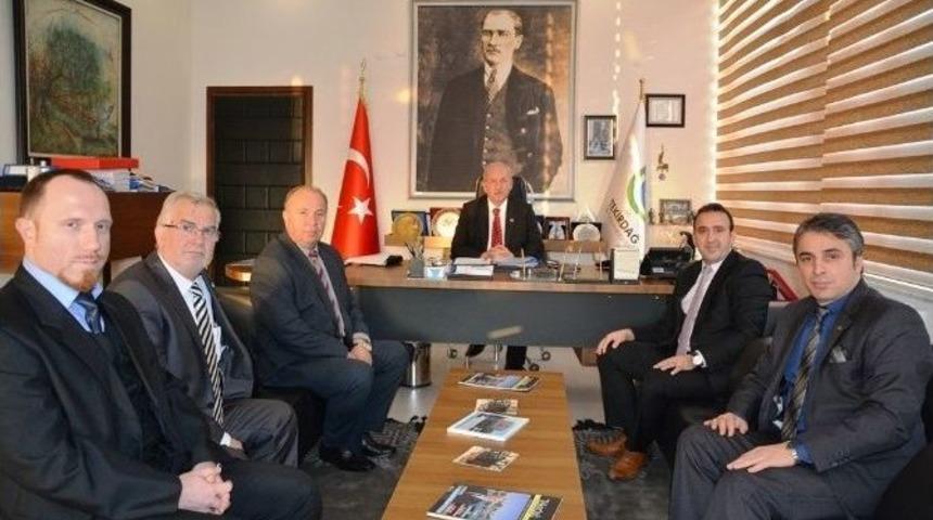 Bulgar Ve Yunan İşadamlarından Başkan Albayrak&rsquo;a Ziyaret