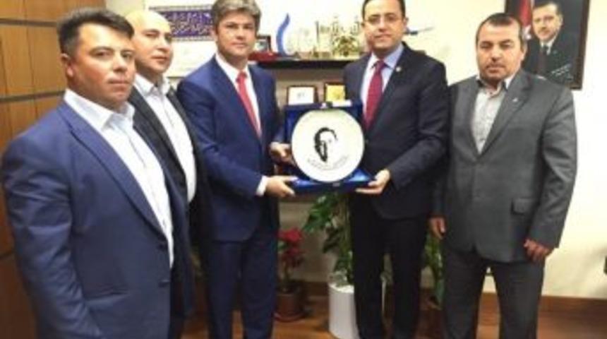 Acıg&ouml;l Belediye Başkanı Ertaş Milletvekili Gizligider&rsquo;i Ziyaret Etti