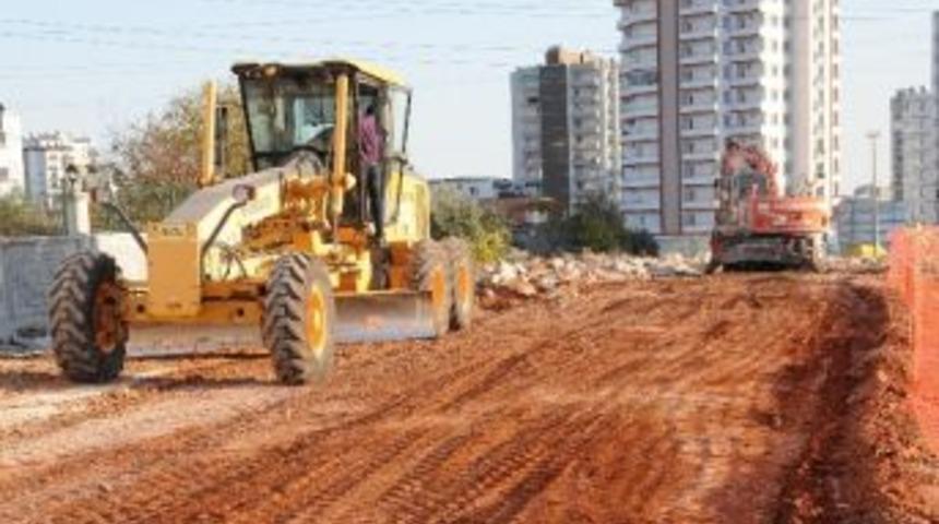 Yenişehir&rsquo;de Yeni Yol A&ccedil;ma &Ccedil;alışmaları Devam Ediyor