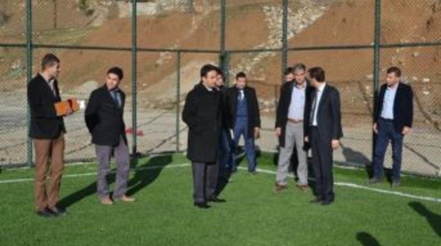 Sason Kaymakamı Yol &Ccedil;alışmalarını Ve Okulları Denetledi