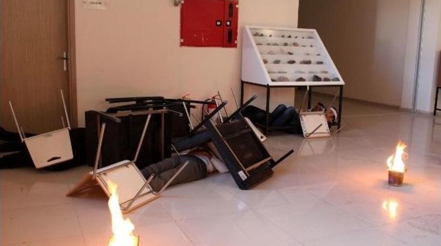 Hekimhan&rsquo;da Afet Ve Acil Durum Tatbikatı Yapıldı