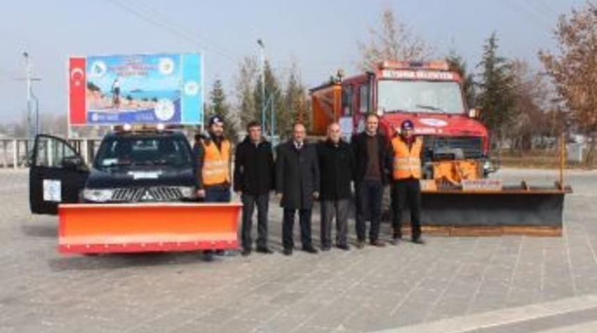 Beyşehir&rsquo;de Karla M&uuml;cadele Filosu G&uuml;&ccedil;lendi