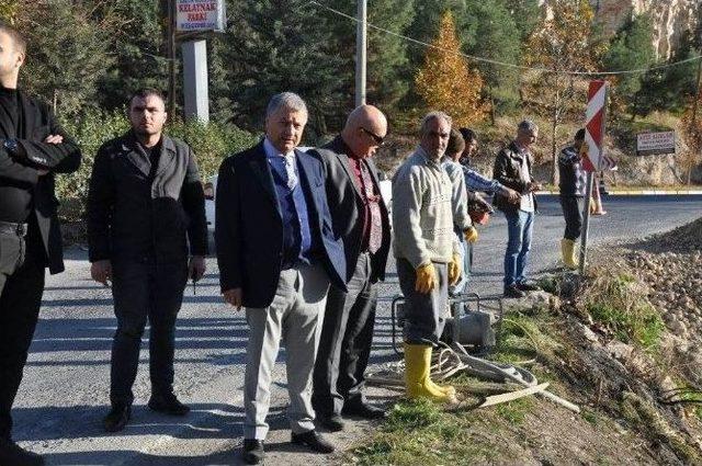 Kelaynak Sahil Yolunda Yol Genişletme Çalışmalarına Başladı