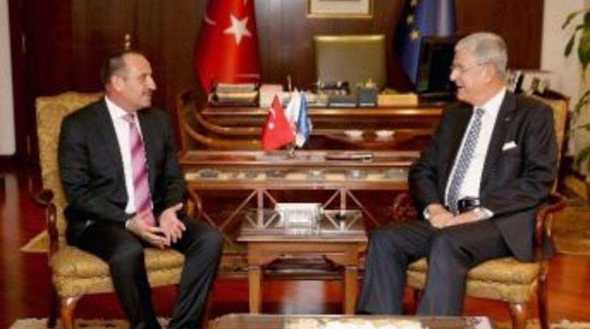 Başkan Duruay&rsquo;dan, Avrupa Birliği Bakanı&rsquo;na Ziyaret