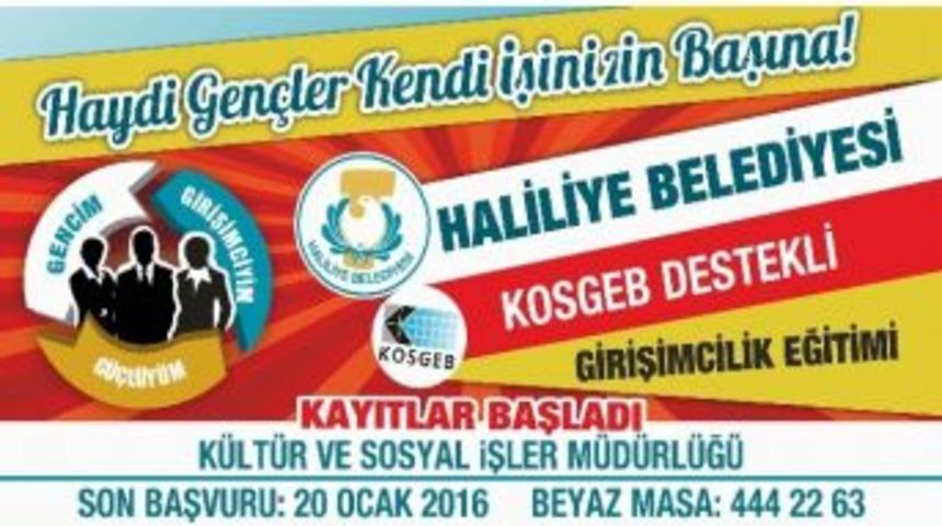 Haliliye Belediyesi’nden Kendi İşini Kurmak İsteyenlere Müjde