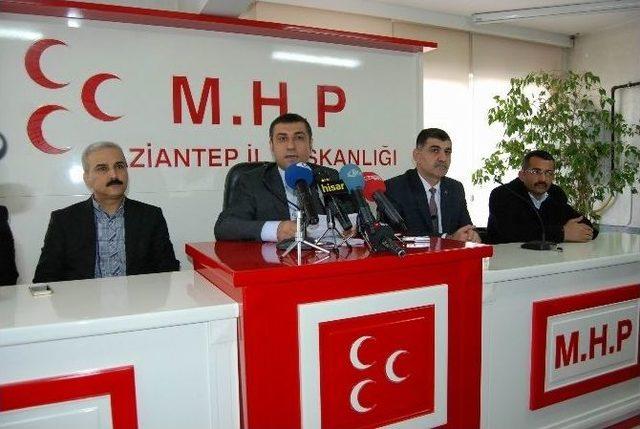 Mhp’den Gaziantep İçin Güvenlik Çağrısı