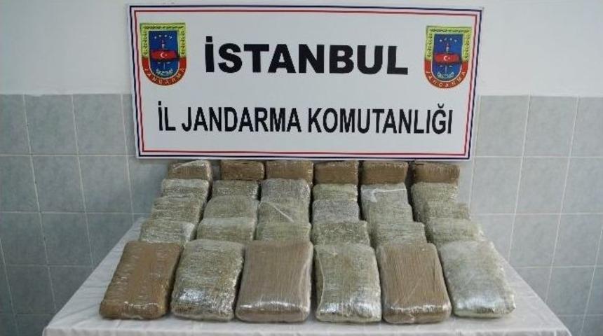 Jandarmadan 1 Milyon Tl&rsquo;lik Uyuşturucu Operasyonu